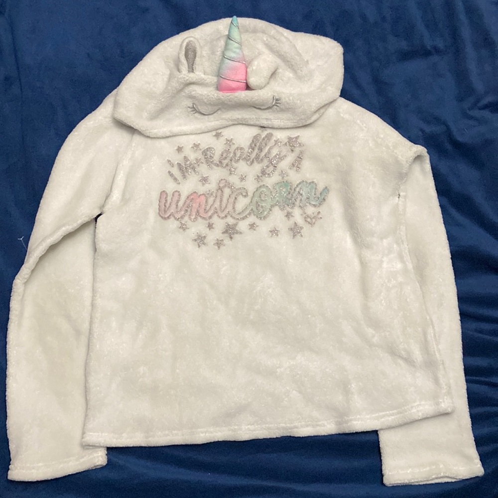 “I’m really a Unicorn” shirt with hood